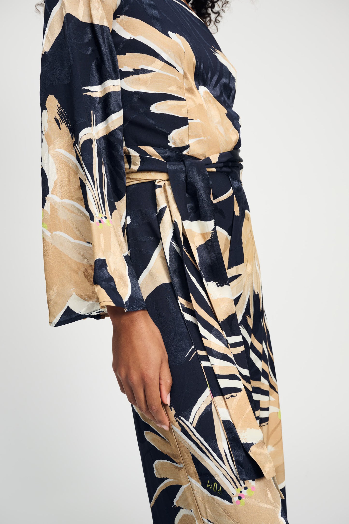 Pom One Shouldered Jumpsuit, Artisan Sand
