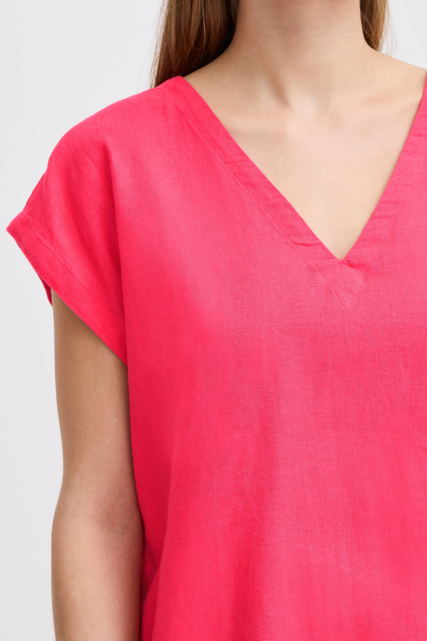 Ichi Linno Ss Top Geranium