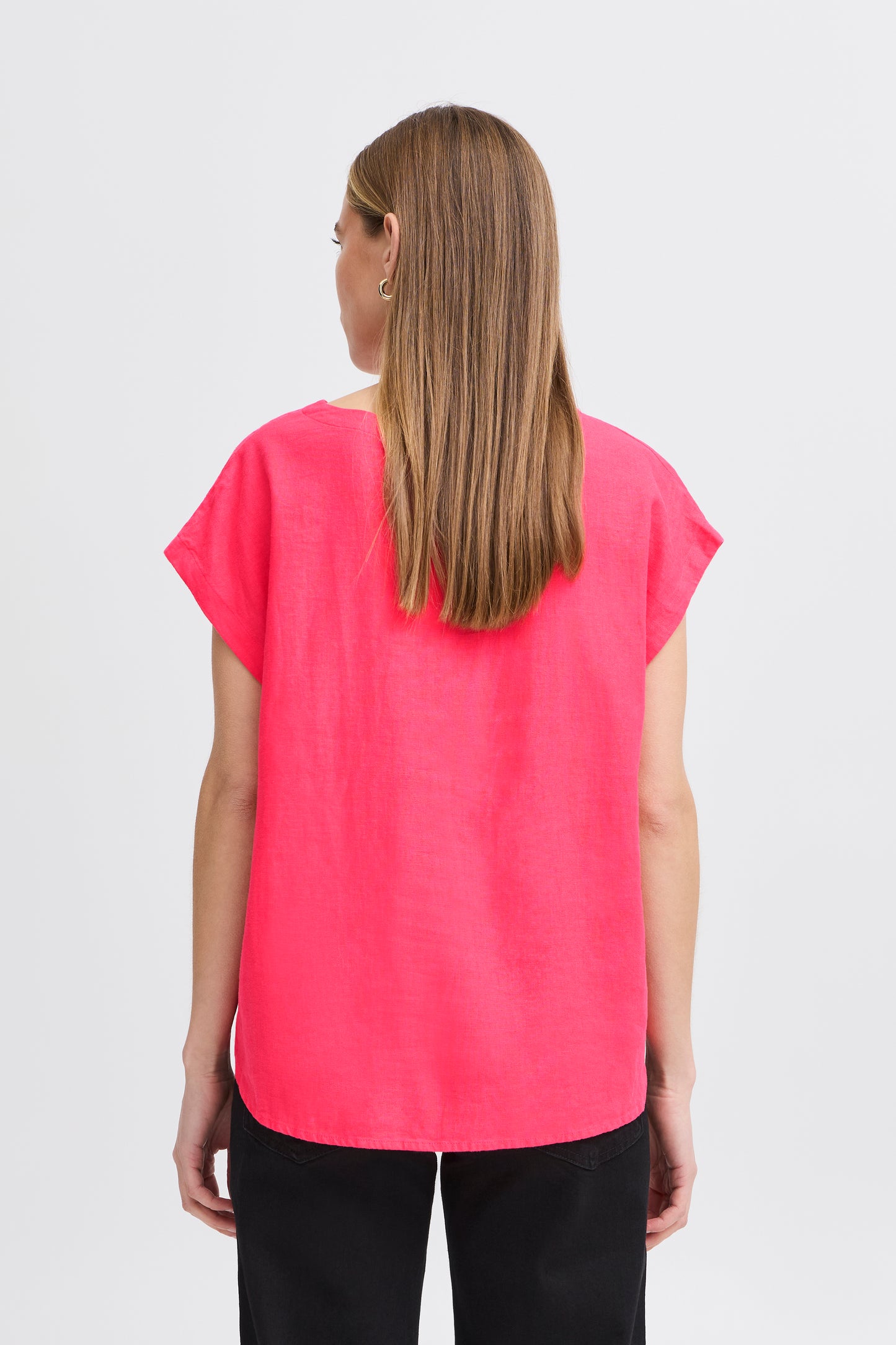 Ichi Linno Ss Top Geranium