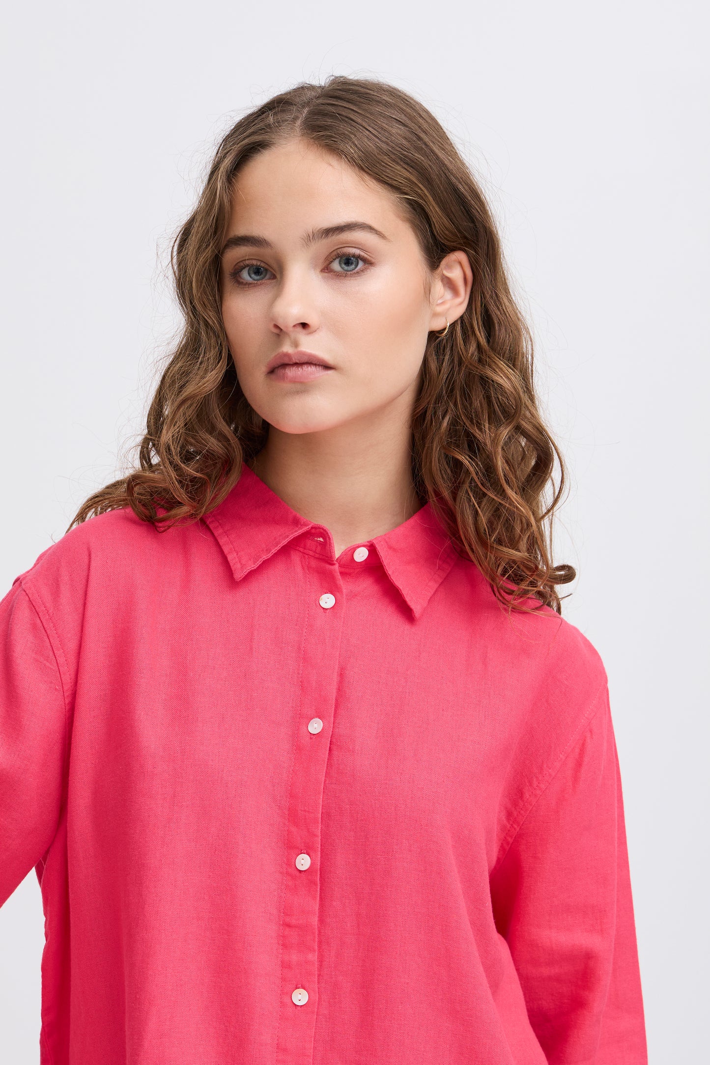 Ichi Linno Shirt, Geranium