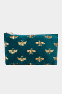 Honey Bee Everyday Pouch, Teal