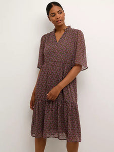 Kaffe Catalina Dress, Brown