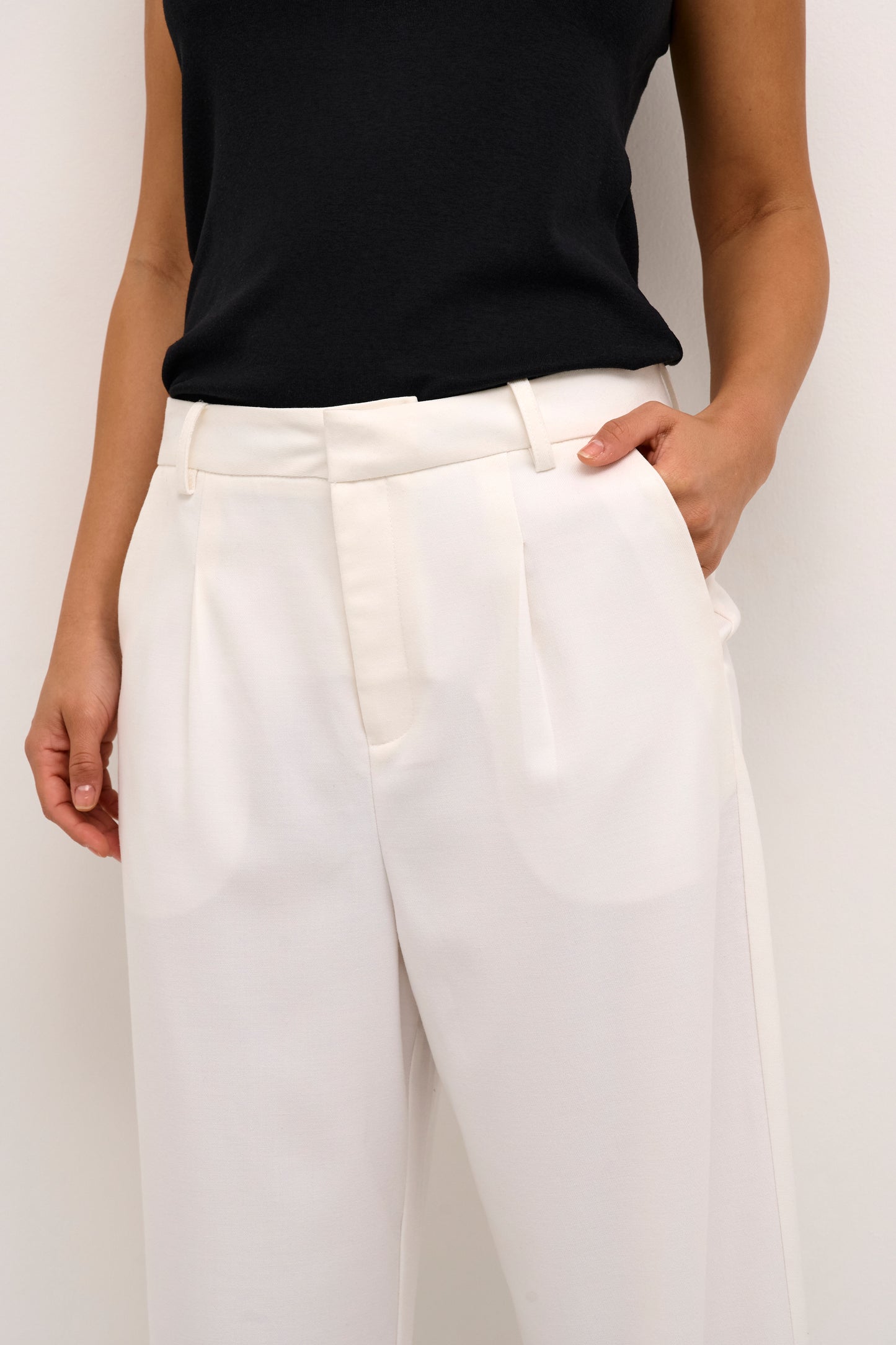 Kaffe Merle Pants Chalk