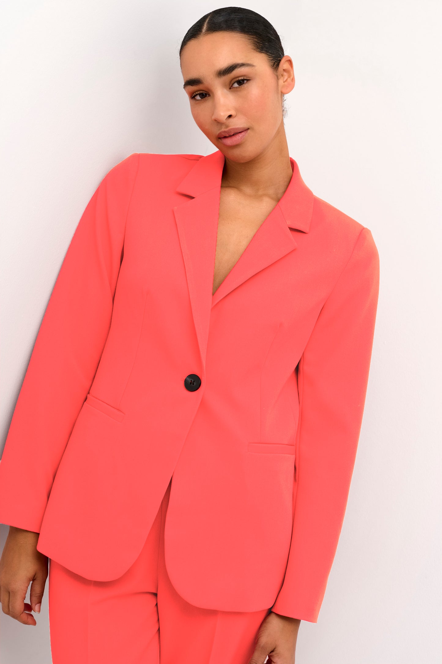 Kaffe Sakura Blazer Fiery Red