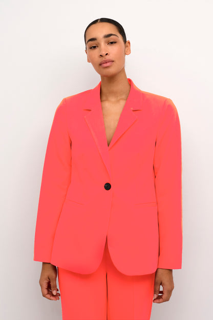 Kaffe Sakura Blazer Fiery Red