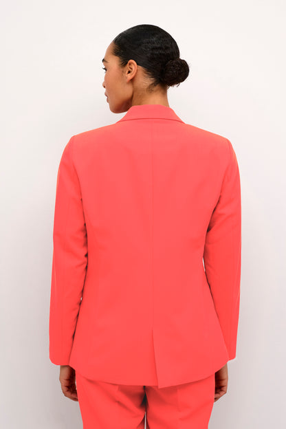 Kaffe Sakura Blazer Fiery Red