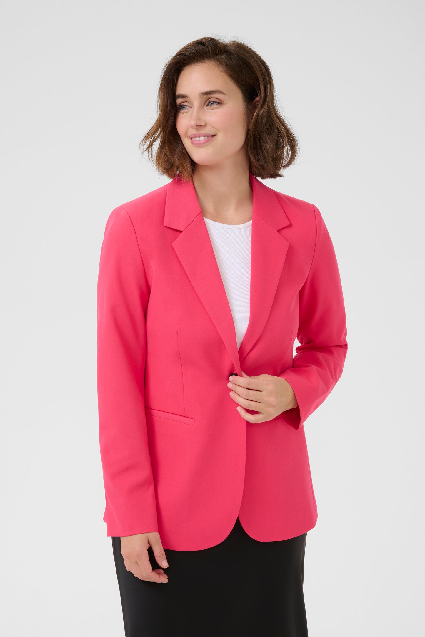 Kaffe Sakura Blazer, Raspberry