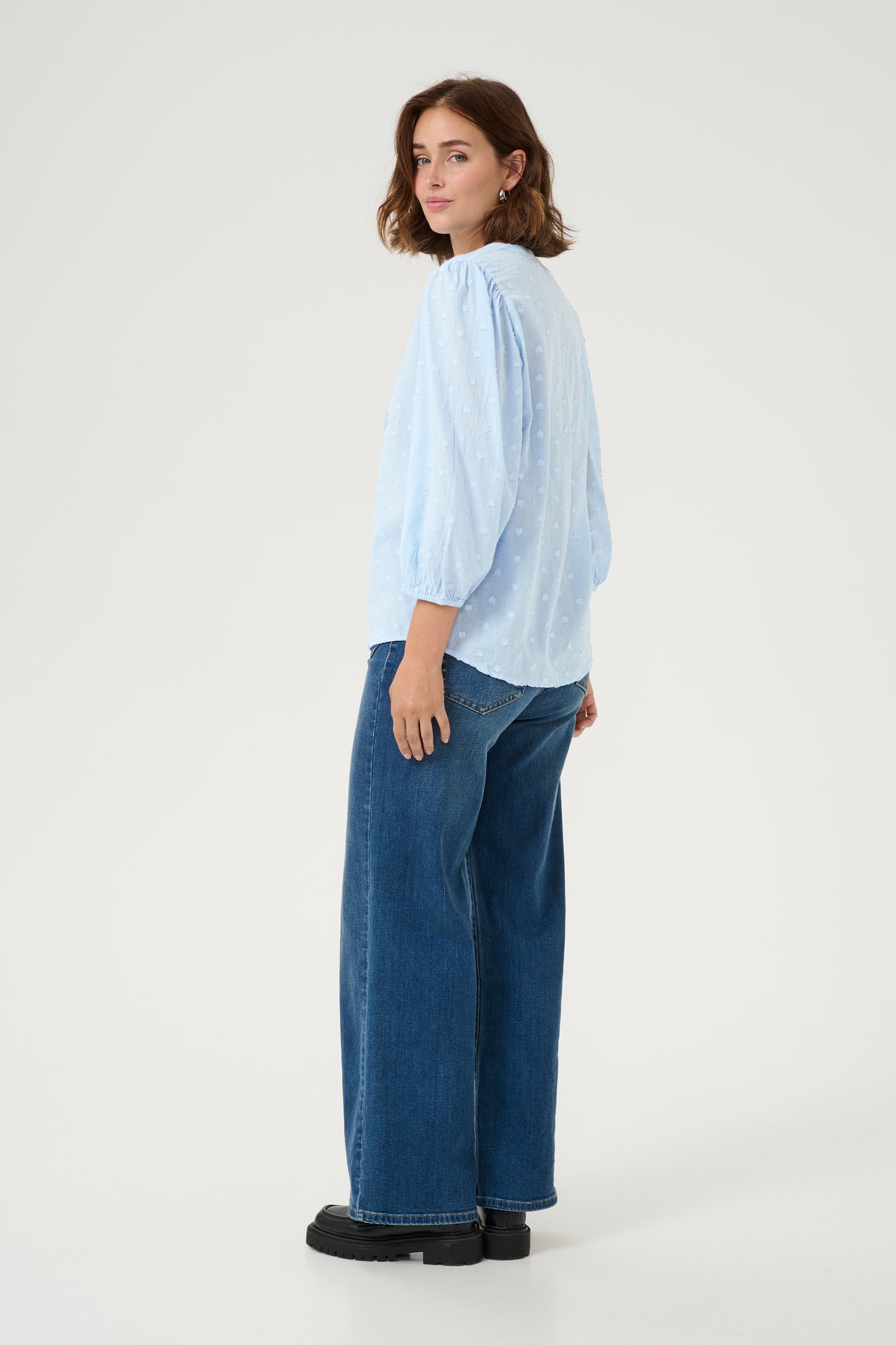 Kaffe Jollia Blouse Soft Chambray