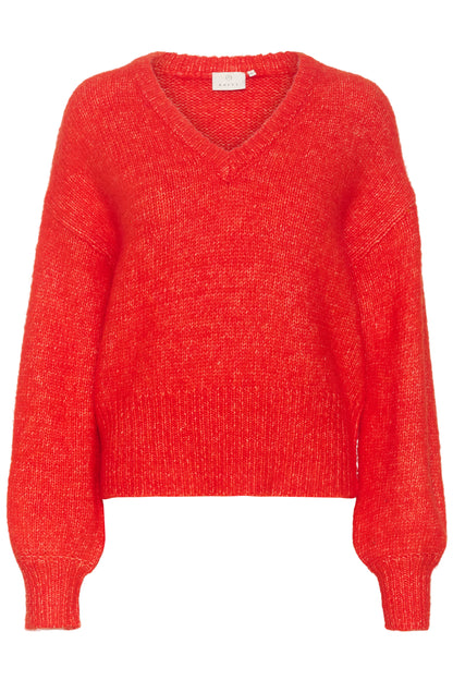 Kaffe Trina Ls Pullover Fiery Red