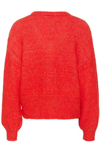 Kaffe Trina Ls Pullover Fiery Red