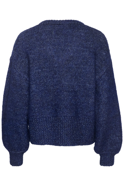 Kaffe Trina Ls Pullover Beacon Blue