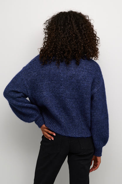 Kaffe Trina Ls Pullover Beacon Blue