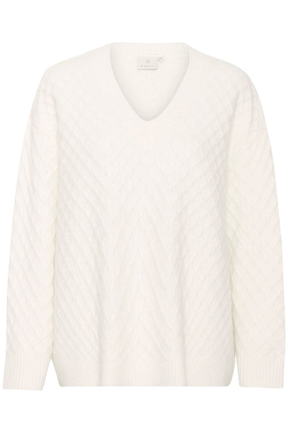 Kaffe Selma Knit Pullover Chalk