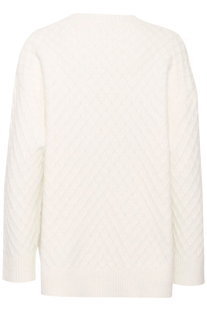 Kaffe Selma Knit Pullover Chalk