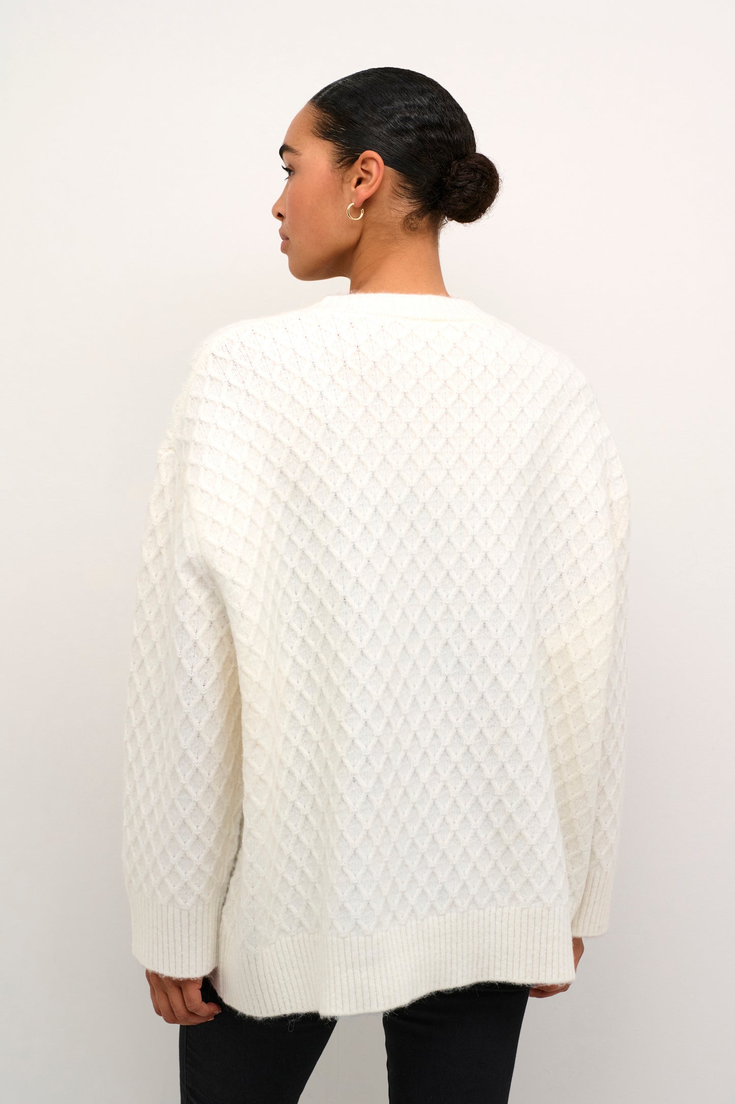 Kaffe Selma Knit Pullover Chalk