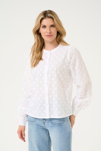 Kaffe Enya Blouse Chalk