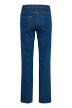 Load image into Gallery viewer, Kaffe Vicky Straight Leg Jeans, Medium Blue
