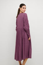 Load image into Gallery viewer, Culture Chaina Long Dress, Wine
