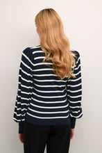 Load image into Gallery viewer, Kaffe Mala Knit Pullover, Midnight Marine
