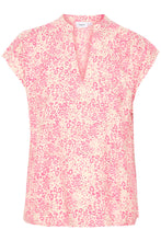 Load image into Gallery viewer, Saint Dacia Blouse, Pink Leopard
