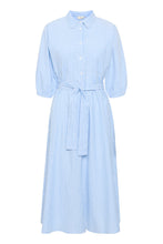 Load image into Gallery viewer, Kaffe Dabra Shirt Dress, Blue Striped
