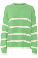 Load image into Gallery viewer, Saint Terna Pullover, Green / Striped
