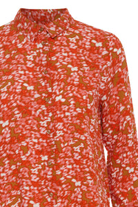 Ichi Vera Shirt, Orange