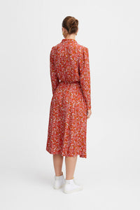 Ichi Tusnelda Dress, Orange