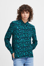 Load image into Gallery viewer, Ichi Shee Shirt, Green Floral
