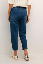Load image into Gallery viewer, Kaffe Sinem Hw Barrel Jeans, Medium Blue
