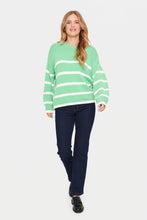 Load image into Gallery viewer, Saint Terna Pullover, Green / Striped
