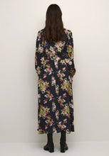Load image into Gallery viewer, Kaffe Pollie Long Dress, Printed Black Floral
