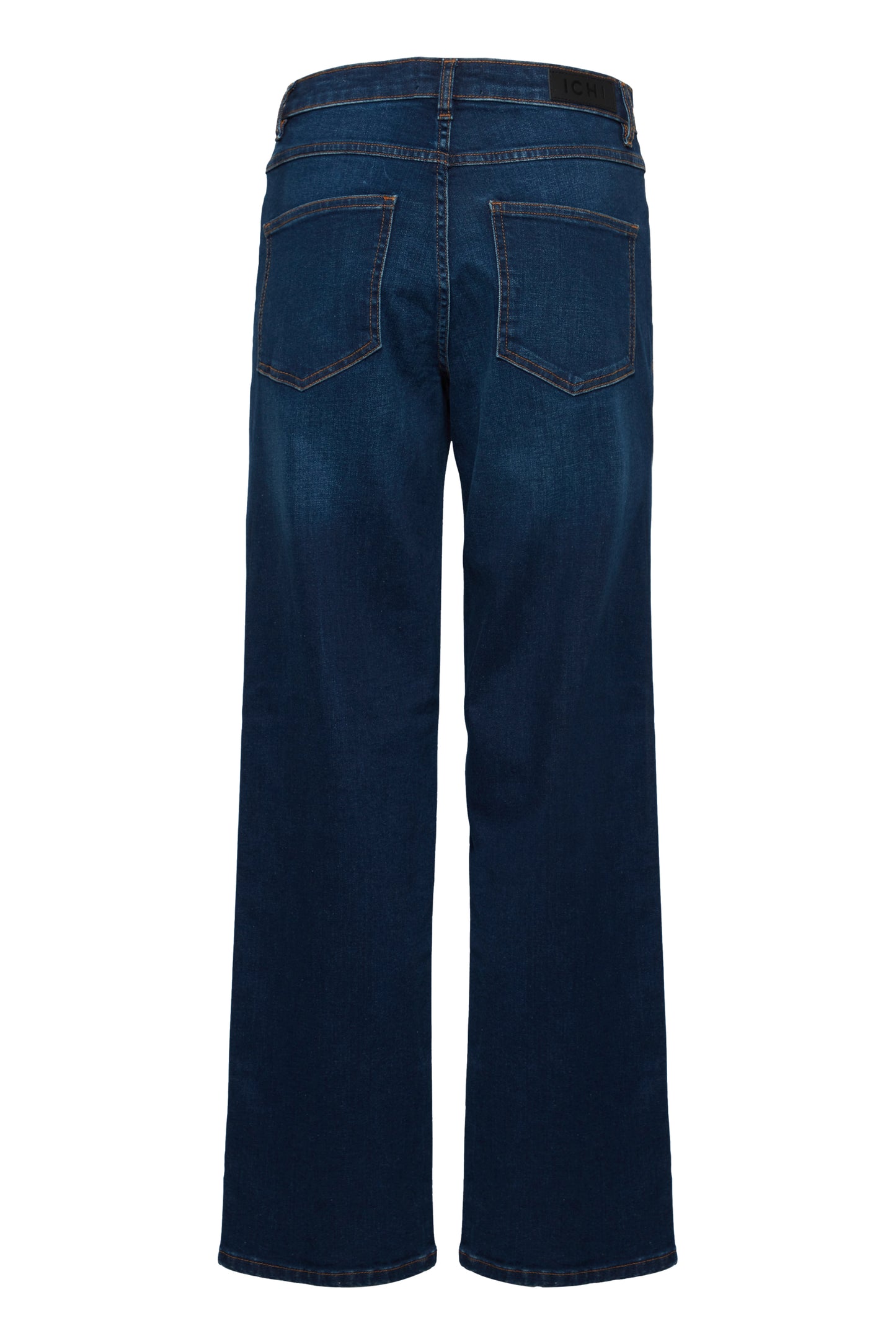 Ichi Straight Long Legged Dark Medium Denim