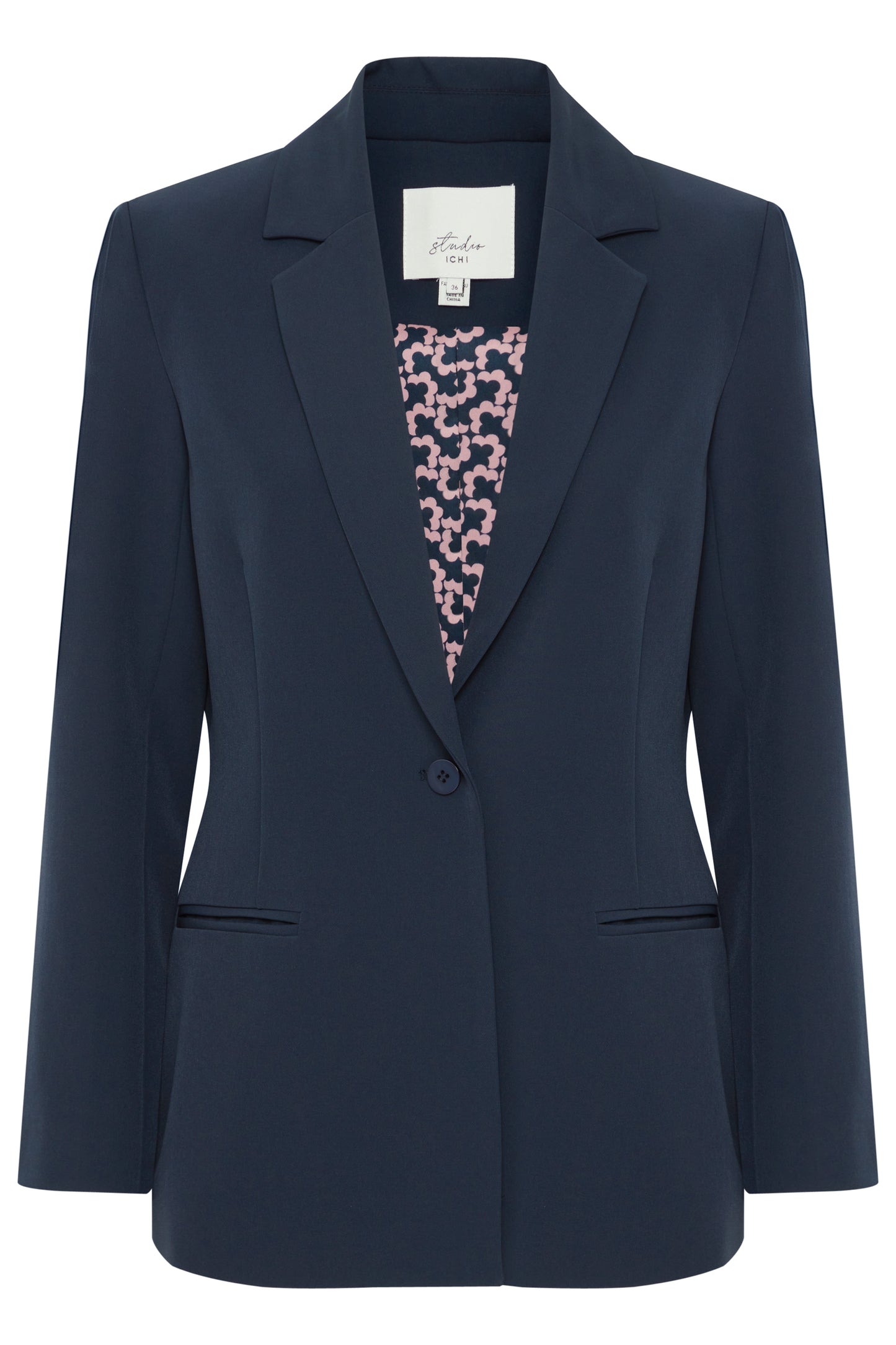 Ichi Lexi Blazer Navy