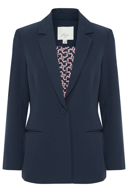 Ichi Lexi Blazer Navy