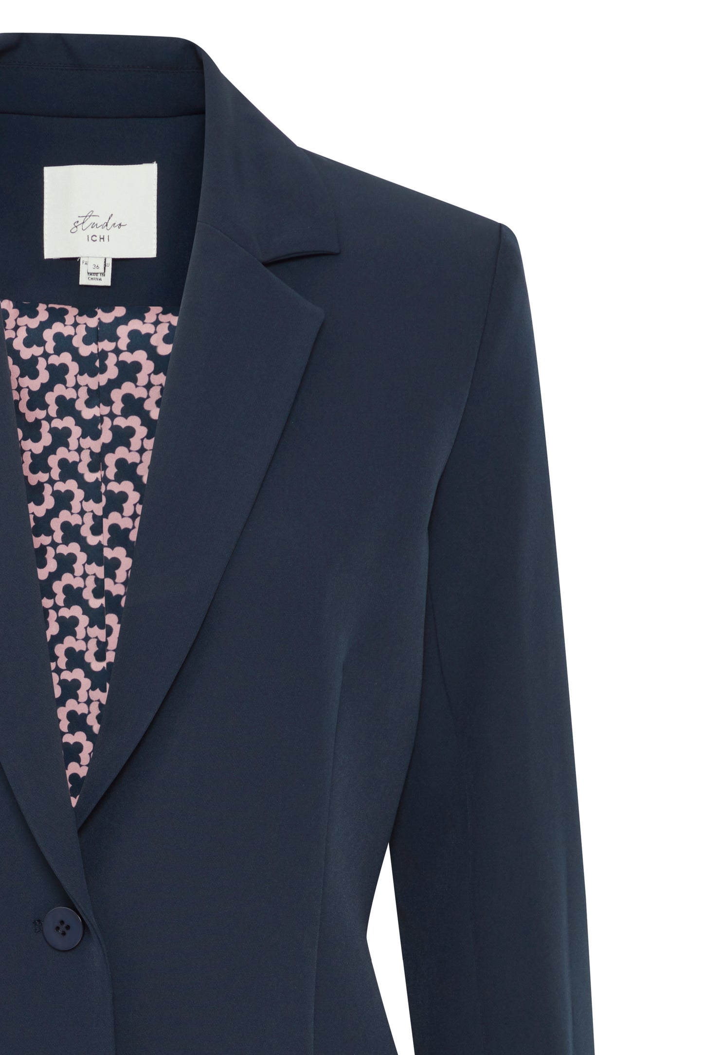 Ichi Lexi Blazer Navy