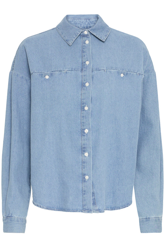 Ichi Archer Shirt Light Denim