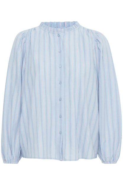 Ichi Zarola Shirt Blue Striped