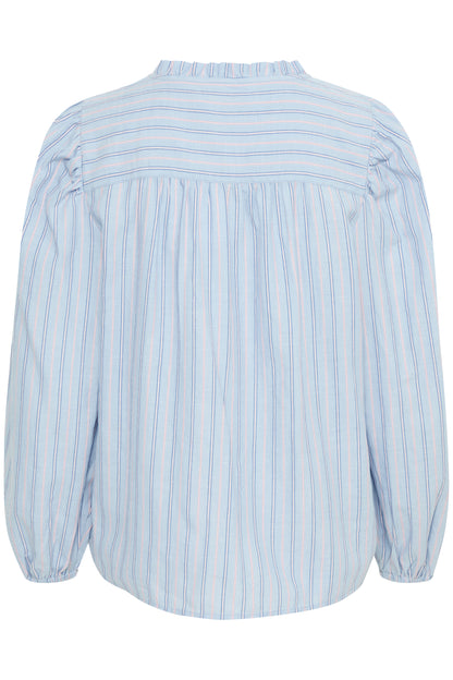 Ichi Zarola Shirt Blue Striped