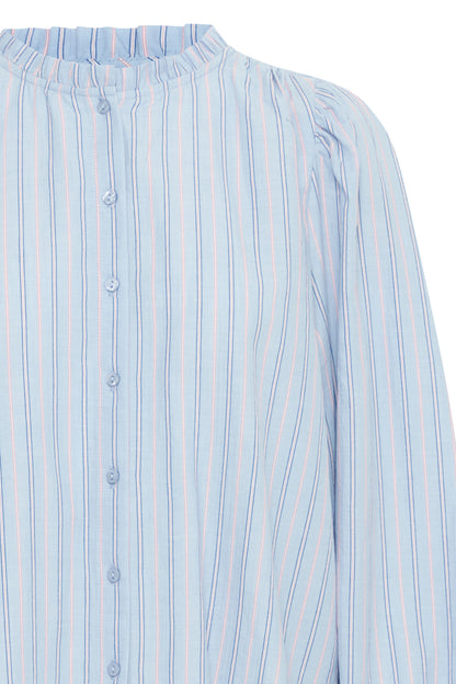 Ichi Zarola Shirt Blue Striped