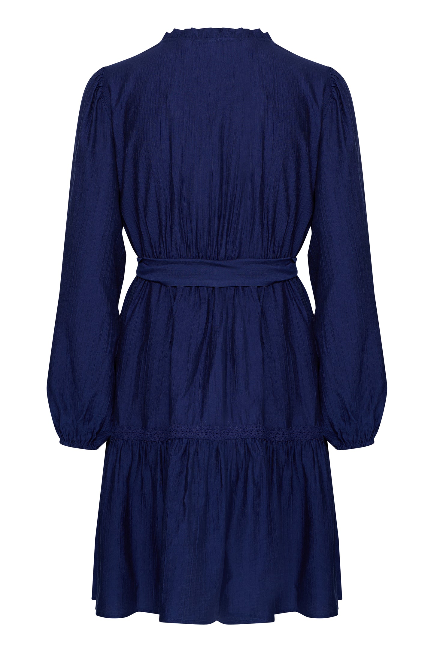 Ichi Evina Dress Midnight Blue