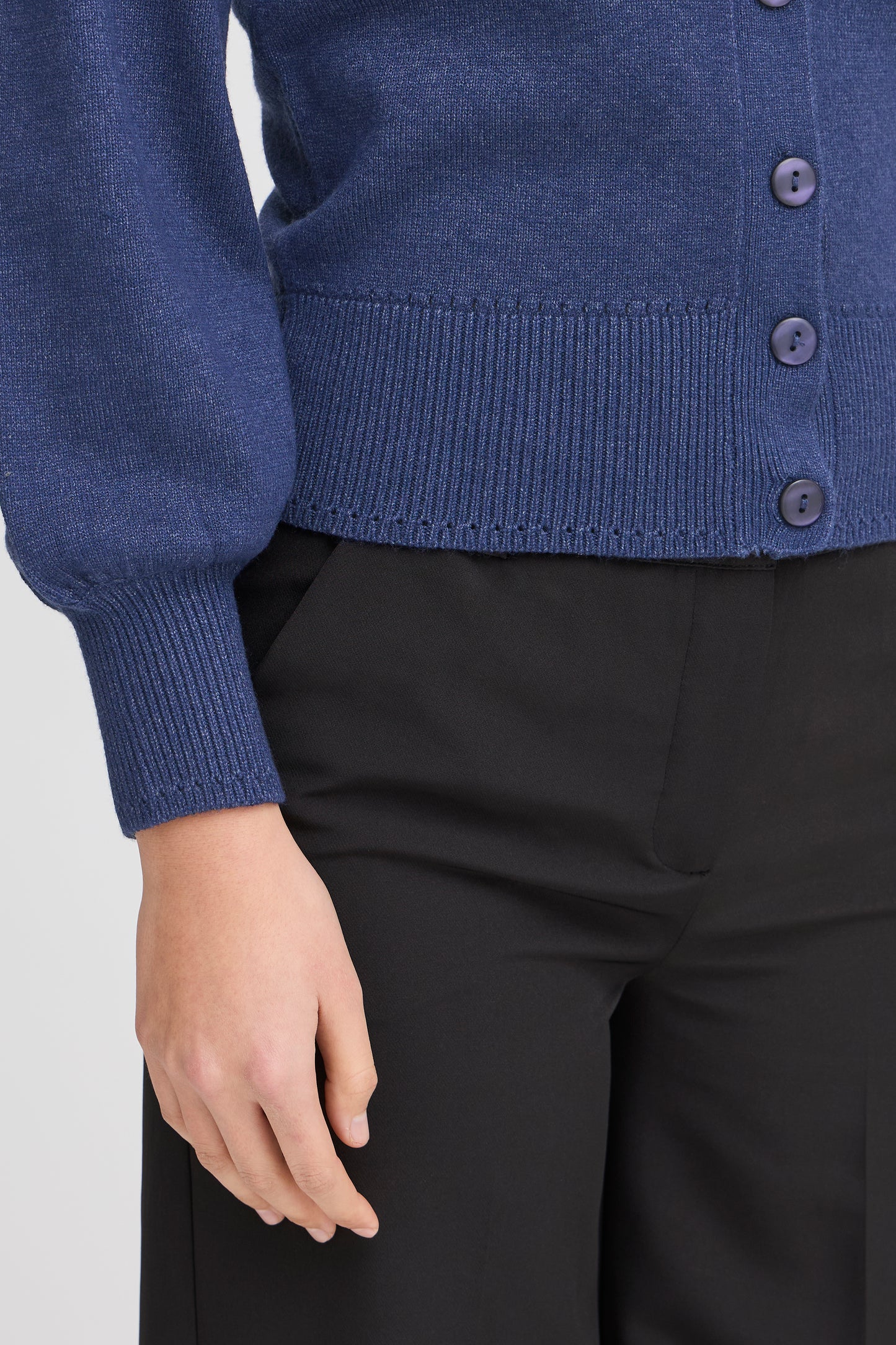 Ichi Sella Cardigan Navy