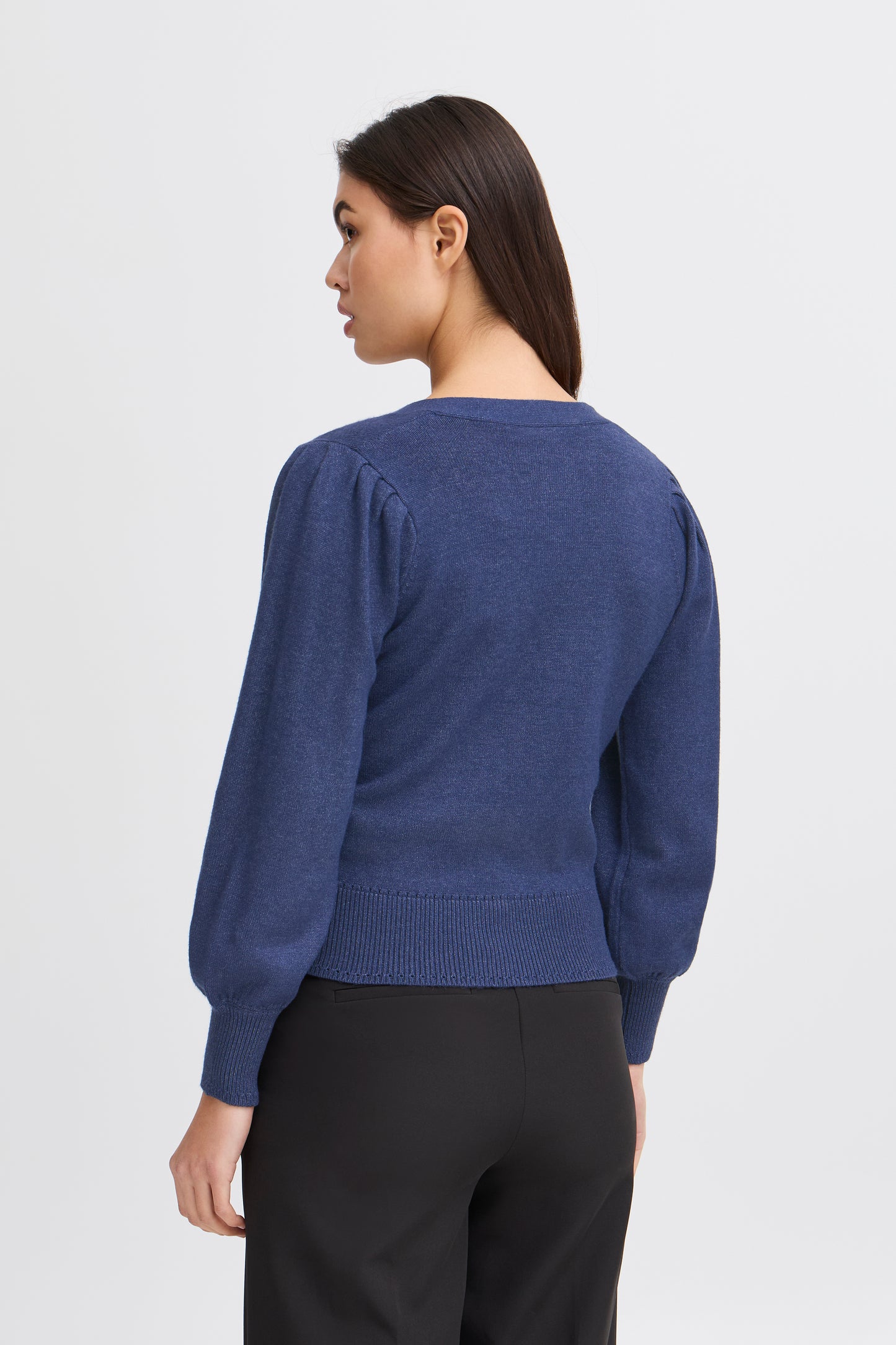 Ichi Sella Cardigan Navy