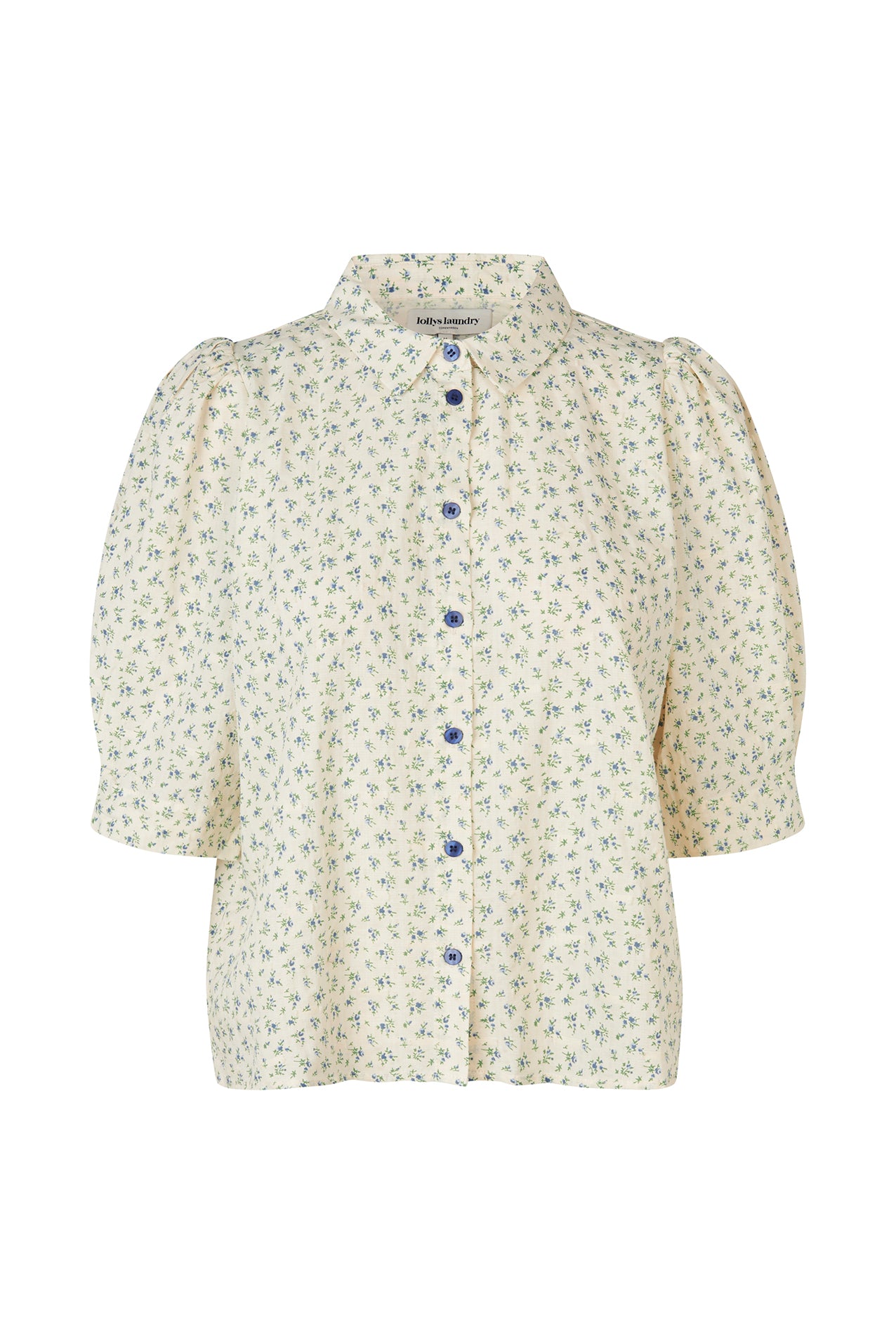 Lolly's Bono Shirt Blue Floral