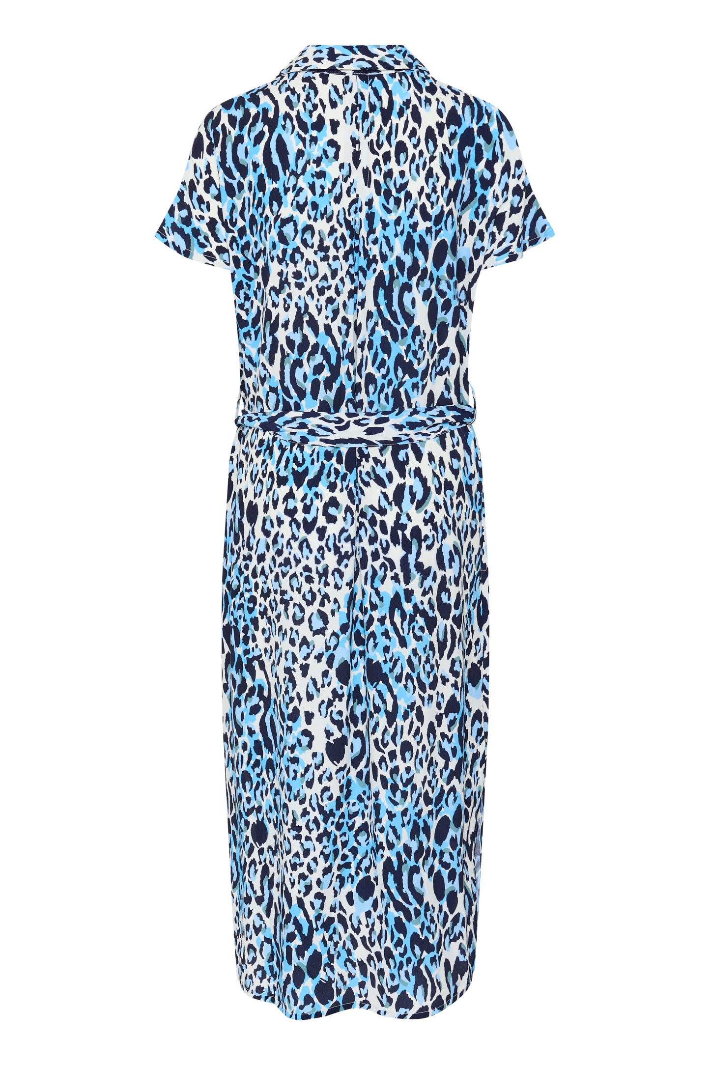 Saint Blanca Dress Blue Animal