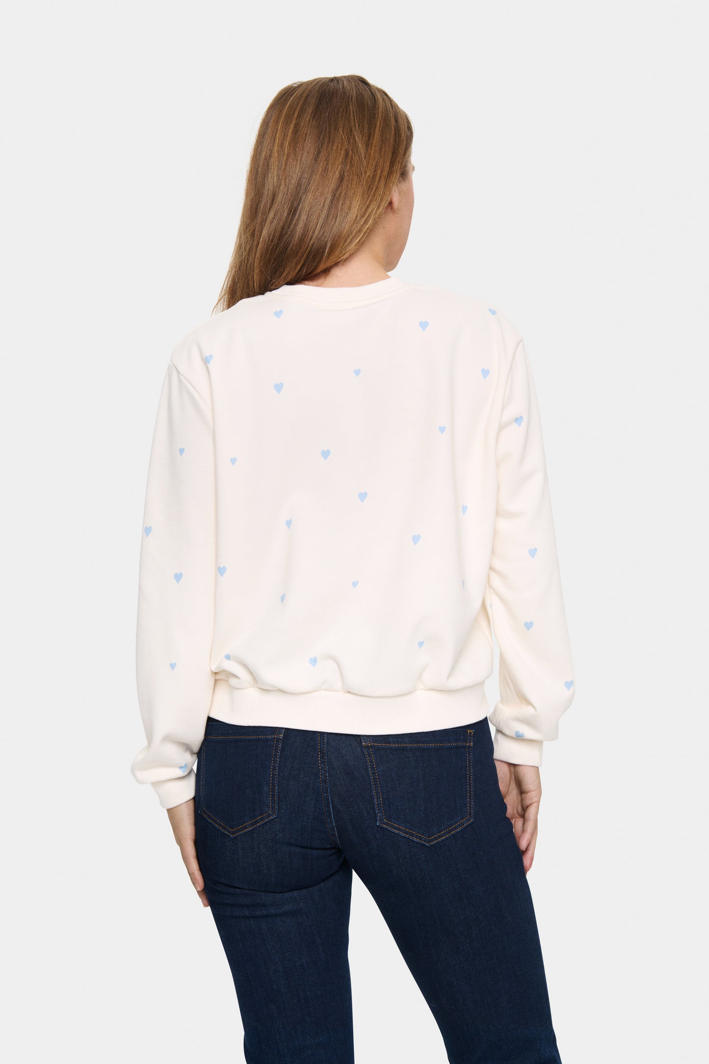 Saint Dagna Sweatshirt Cream/Blue