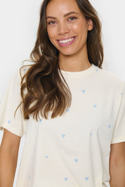 St.Tropez Johanna T- Shirt Ice Blue