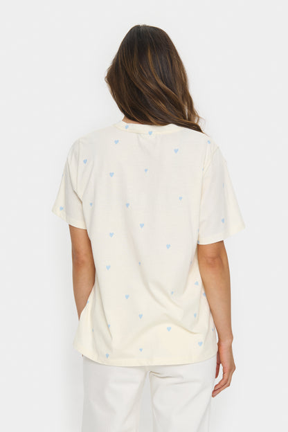 St.Tropez Johanna T- Shirt Ice Blue