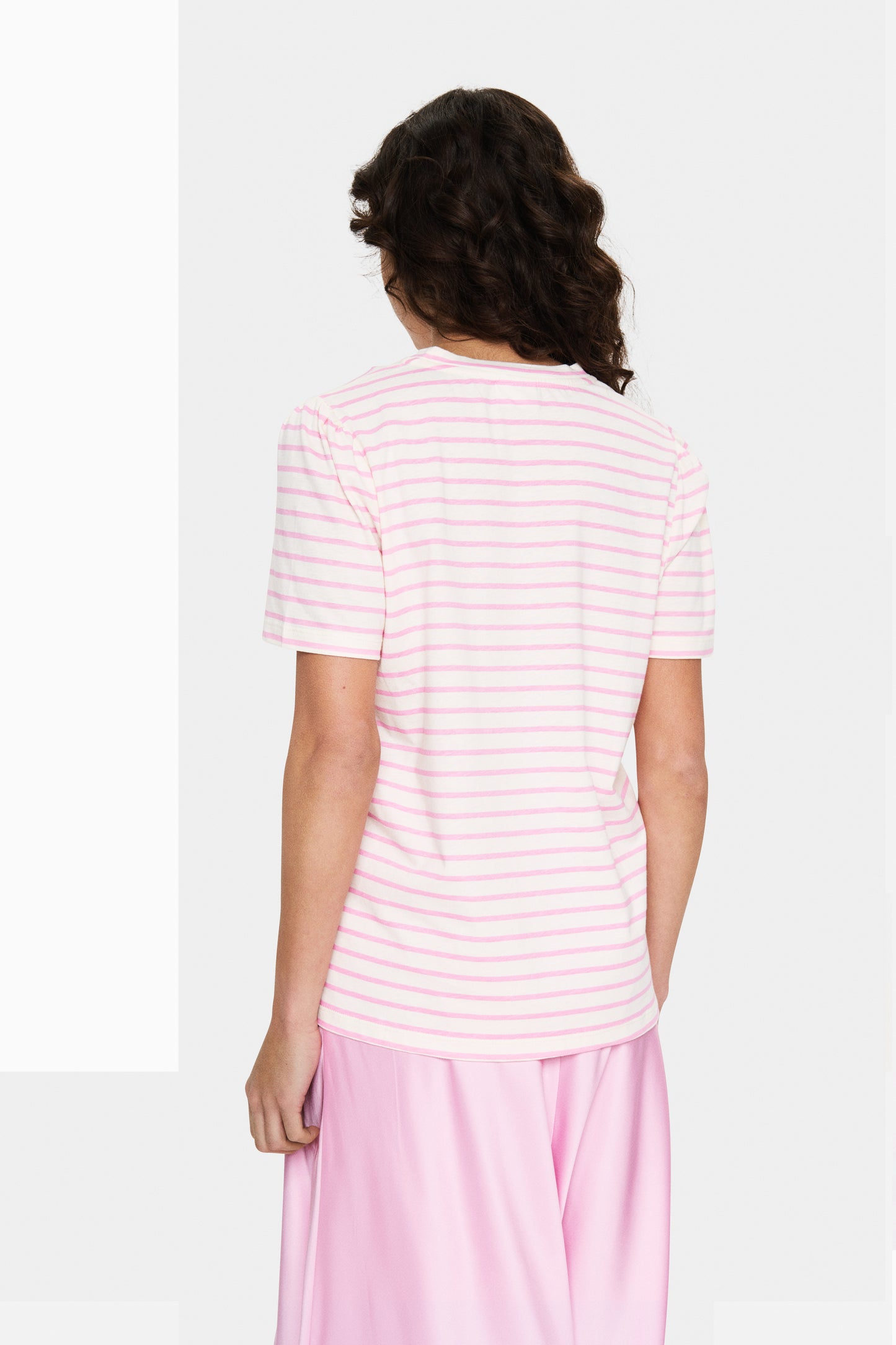 St Tropez Jucia T-Shirt Pink/White