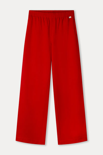 Pom Scarlet Red Summer Pants Red